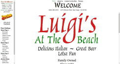 Desktop Screenshot of luigisatthebeach.com